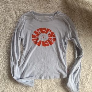Levi’s Graphic Cotton Long Sleeve Crewneck